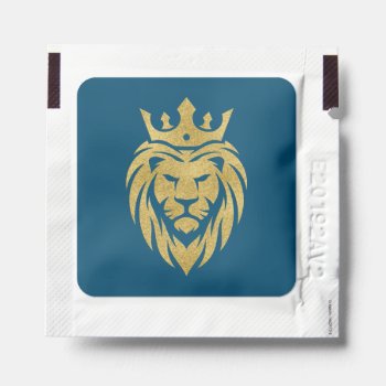 Lion With Crown - Gold Style 3 Hand Sanitizer Packet by EDDArtSHOP at Zazzle