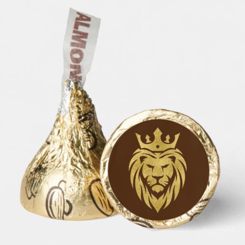 Lion With Crown _ Gold Style 3 Hersheys Kisses