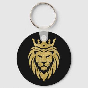 Zazzle Gold Crown Party Favors for Teens to Adults Keychain, Adult Unisex, Size: 2, Black/Ochre/Sand