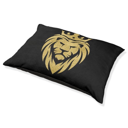 Lion With Crown _ Gold Style 3 Pet Bed