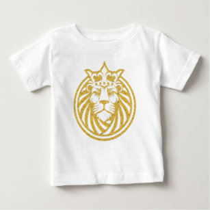 Lion With Crown - Gold Style 4 Baby T-Shirt