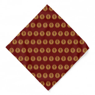 Lion With Crown - Gold Style 4 Bandana