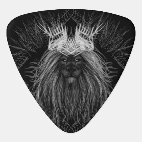 Lion with Crown Guitar Pick