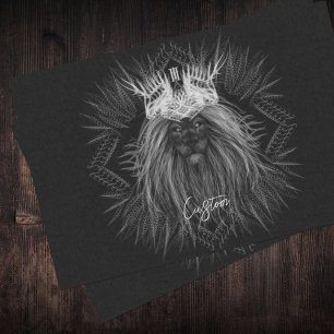 Lion with Crown Monogram Tissue Paper