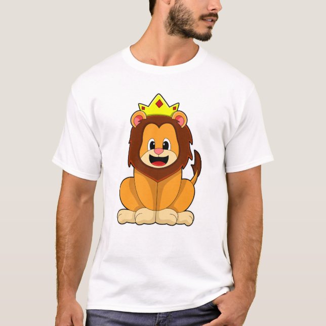 Lion with Crown T-Shirt (Front)