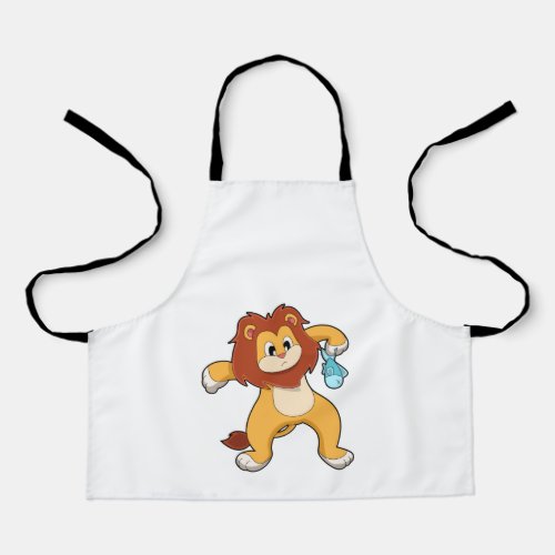 Lion with Fish Apron