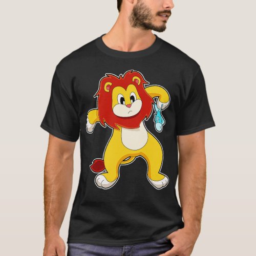 Lion with Fish T_Shirt