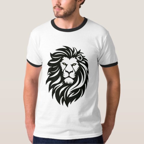 Lion with Long Hair T_Shirt
