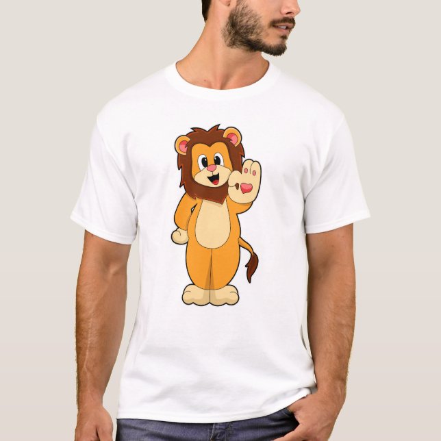 Lion with Mane T-Shirt (Front)