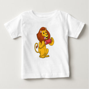 Lion with Meat Baby T-Shirt