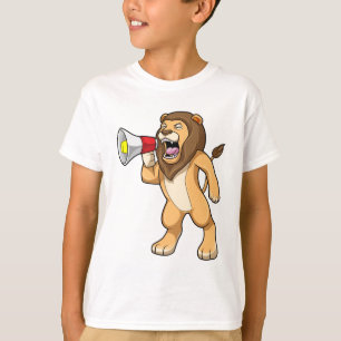 Lion with Microphone T-Shirt