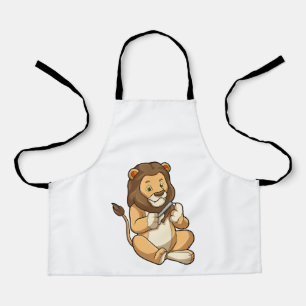 Lion with Nail arrows Apron
