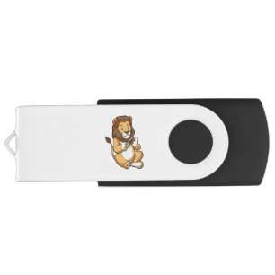 Lion with Nail arrows Flash Drive