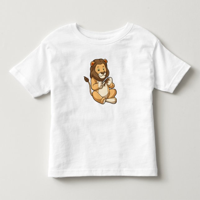 Lion with Nail arrows Toddler T-shirt (Front)