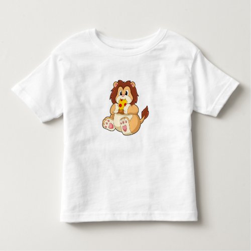 Lion with Piece of Salami PizzaPNG Toddler T_shirt