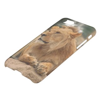 Lion with punk hair-style iPhone 7 Case