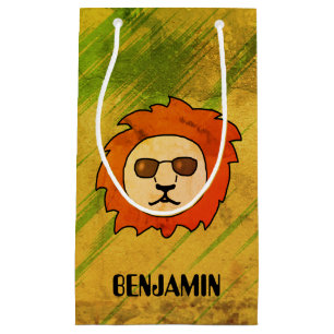 Lion with Sunglasses Cool Small Gift Bag