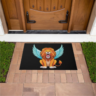 Lion with wings doormat