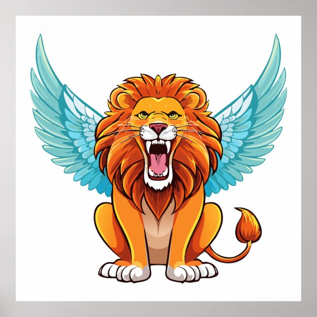 Lion with wings poster (Front)