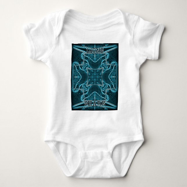 Lion wits baby bodysuit (Front)