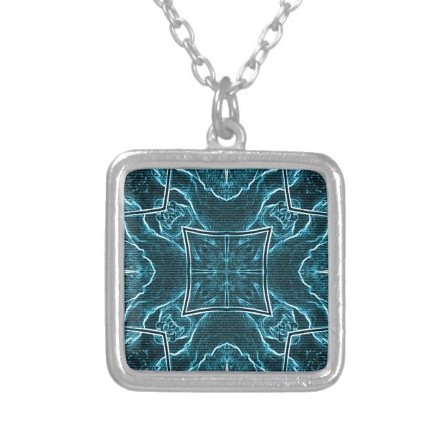 Lion wits silver plated necklace (Front)
