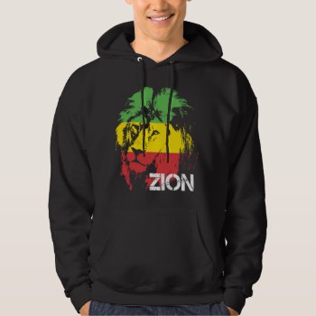 Lion Zion Hoodie by allworldtees at Zazzle