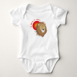 lion - zodiac sign T-shirt Baby Bodysuit