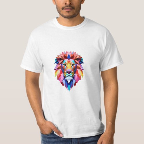 LionCraft Geometric 3D Illusion T_Shirt Collectio