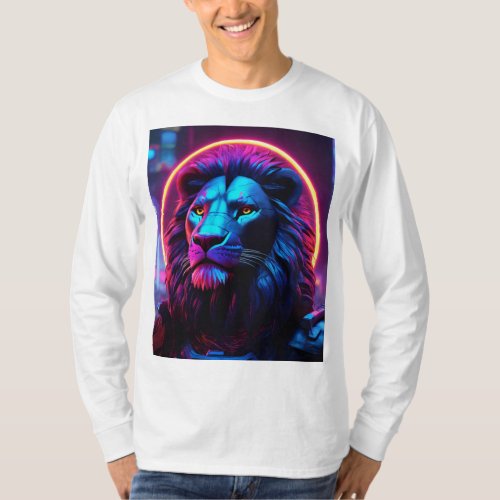 LionEclipse Geometric 3D Lion T_Shirt Collection