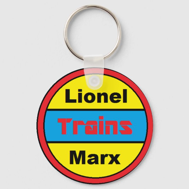 Lionel and Marx Trains Keychain (Front)