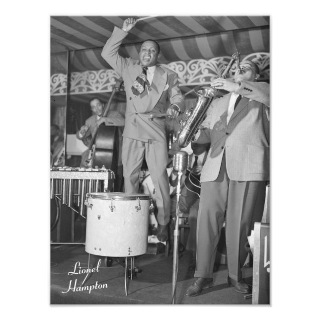 Lionel Hampton & Arnett Cobb Photo Print (Front)
