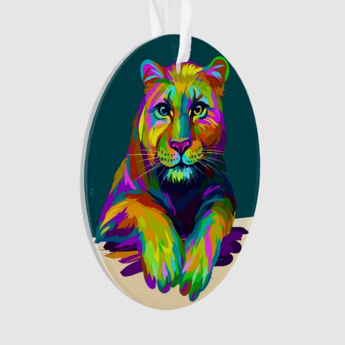 Lioness Acrylic Ornament