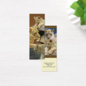 Lioness and Cubs Mini Bookmark / (Desk)