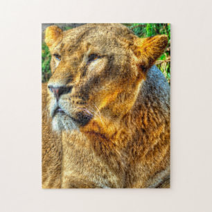 Lioness Big Cats. Jigsaw Puzzle