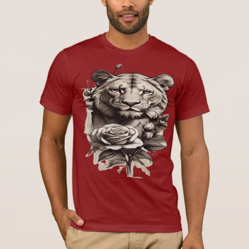 Lioness embrace tshirt T_Shirt