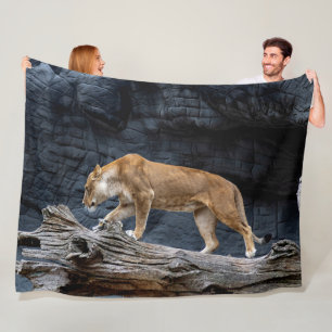 LIONESS FLEECE BLANKET