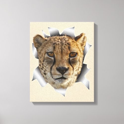 Lioness from Africa Canvas Print