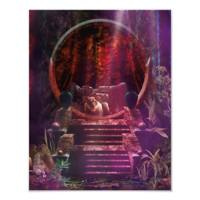 Lioness Guardian Photo Print (Front)