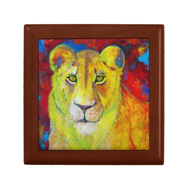Lioness Keepsake Box (Front)