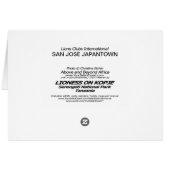 Lioness 'laid up' cards (Back Horizontal)