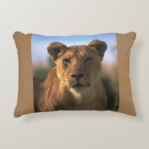 Lioness Lovers Jungle Accent Pillow