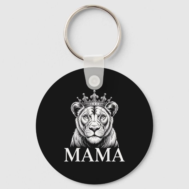 Lioness Mama Lion Animal Lioness Women Lioness  Keychain (Front)