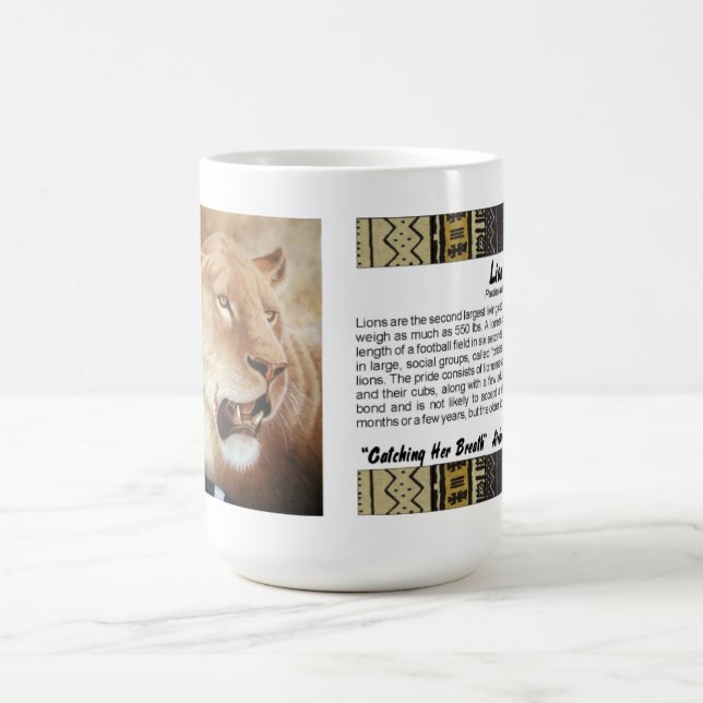 Lioness on her Kill Coffee Mug (Center)
