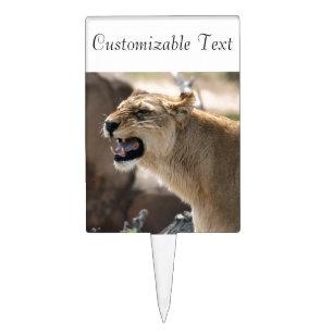 Lioness - Queen of the Jungle Cake Topper