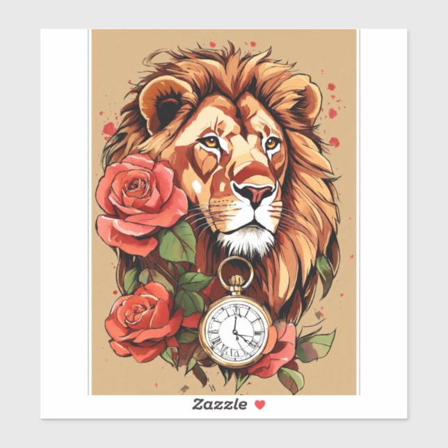 Lioness Rose  Sticker (Sheet)