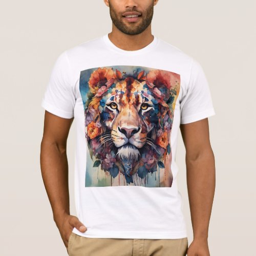 Lioness Rose Tattoo T_Shirt Design