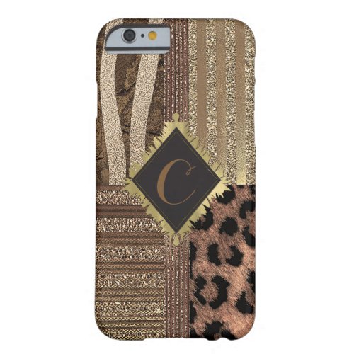 Lioness Safari Chic Jungle Glam Modern Sparkle Barely There iPhone 6 Case