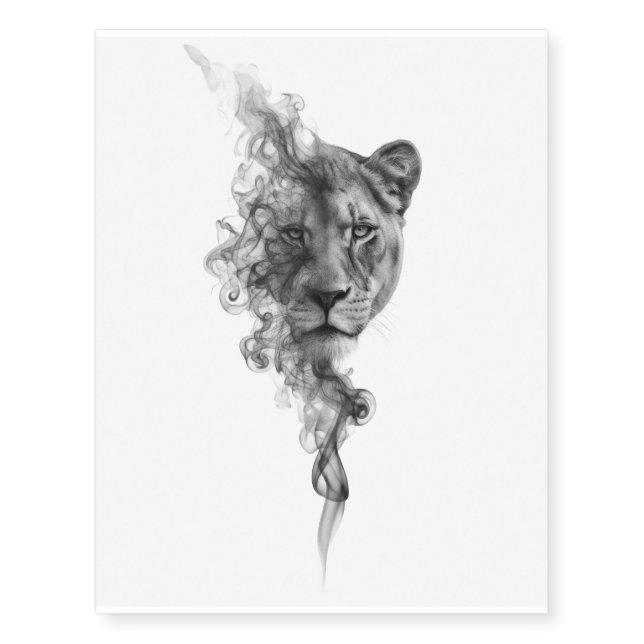 Lioness Temporary Tattoos (Front)