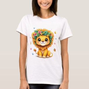 Lioness [Theme] Women's T-Shirt Design Brazil Gift