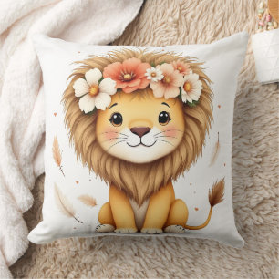 Lioness [Theme] Women's T-Shirt Design Brazil Gift Throw Pillow